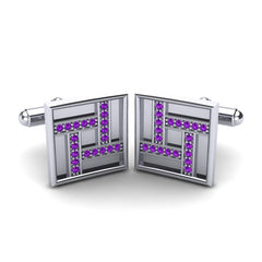 Amethyst Cufflinks