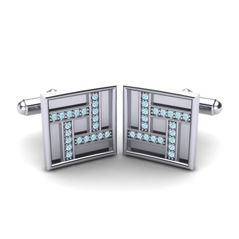 Aquamarine Cufflinks