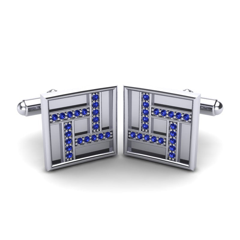 Blue Sapphire Cufflinks