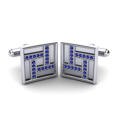 Blue Sapphire Cufflinks