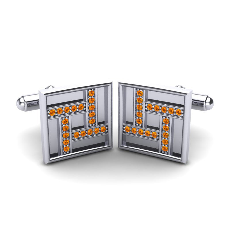 Citrine Cufflinks