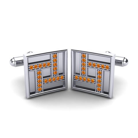 Citrine Cufflinks