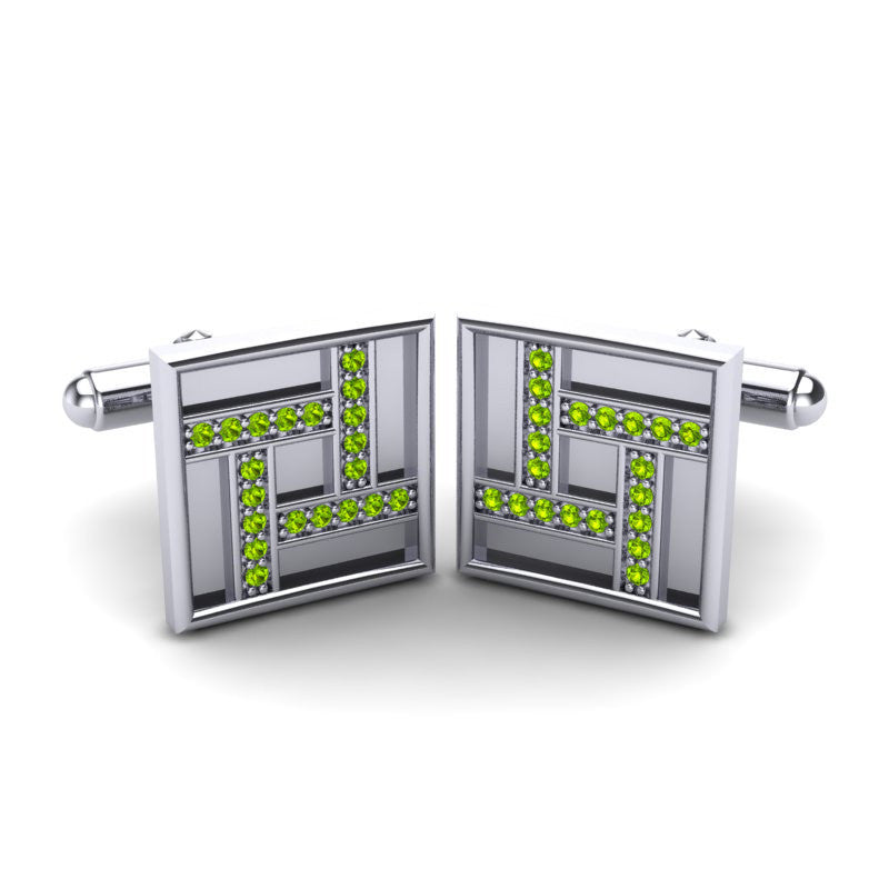 Peridot Cufflinks