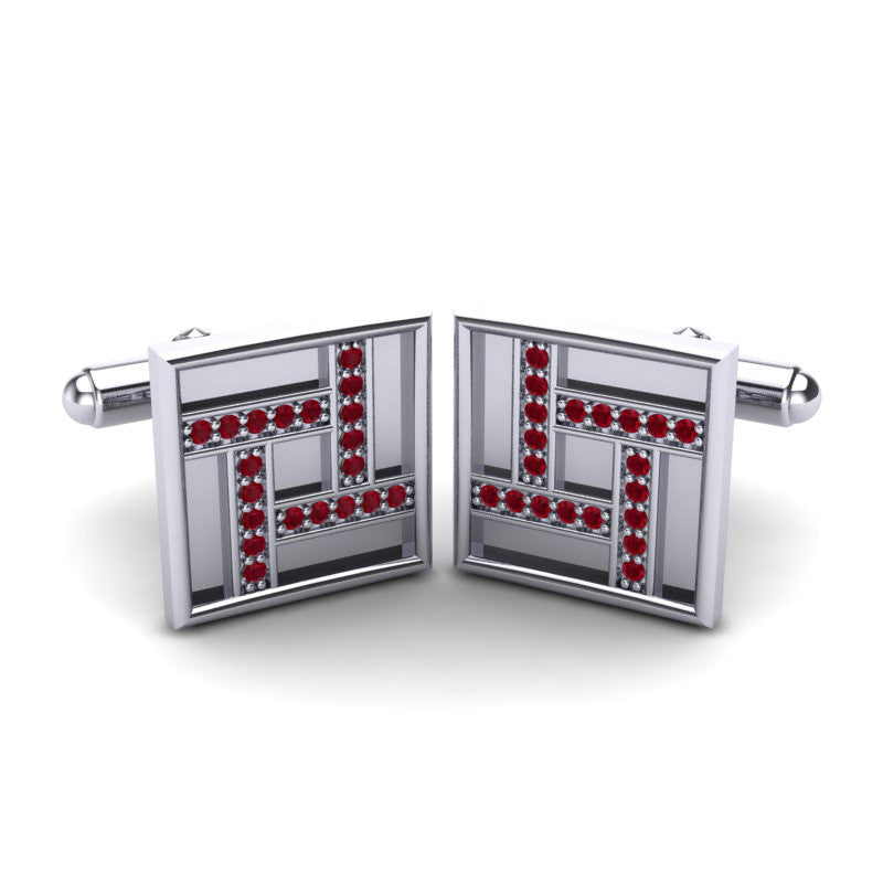 Ruby Cufflinks