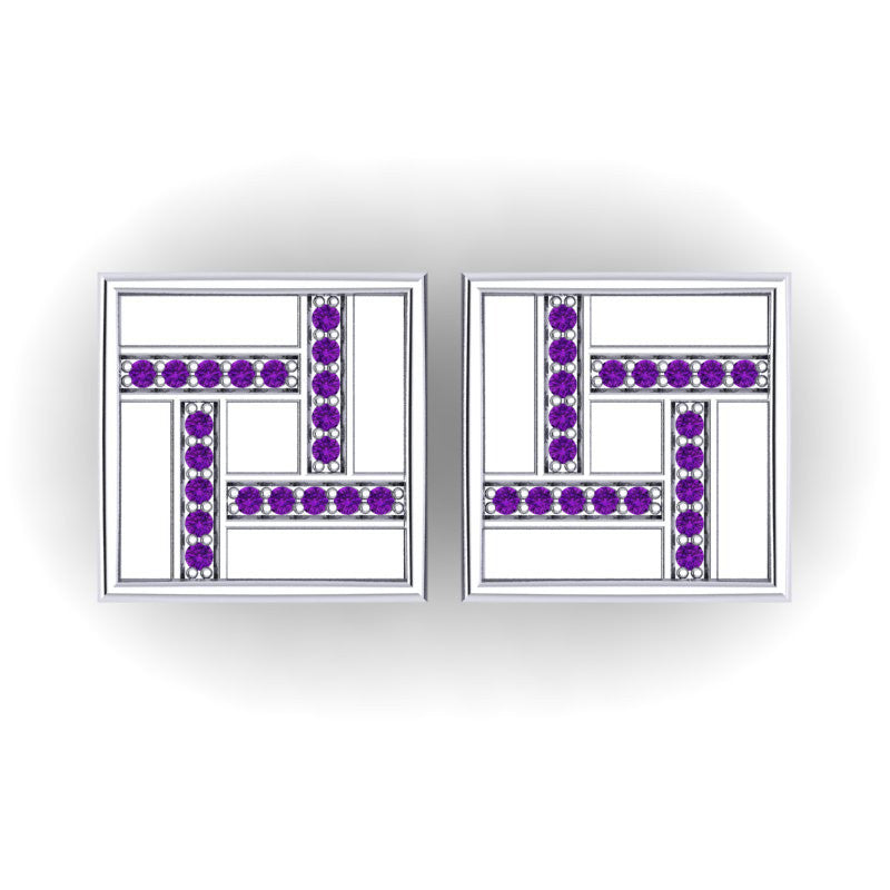 Amethyst Cufflinks