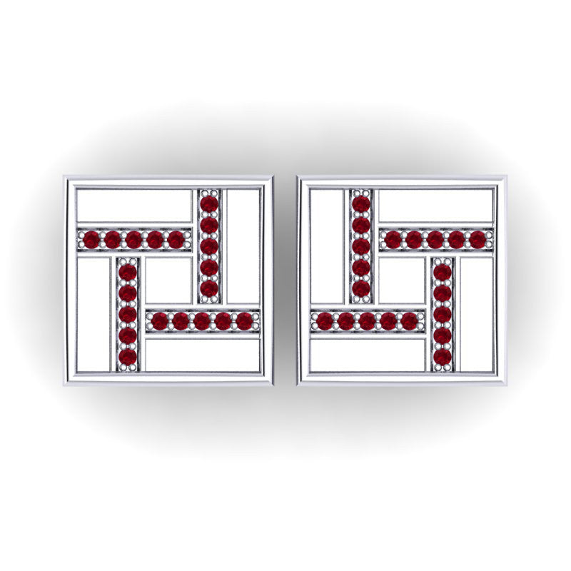 Ruby Cufflinks