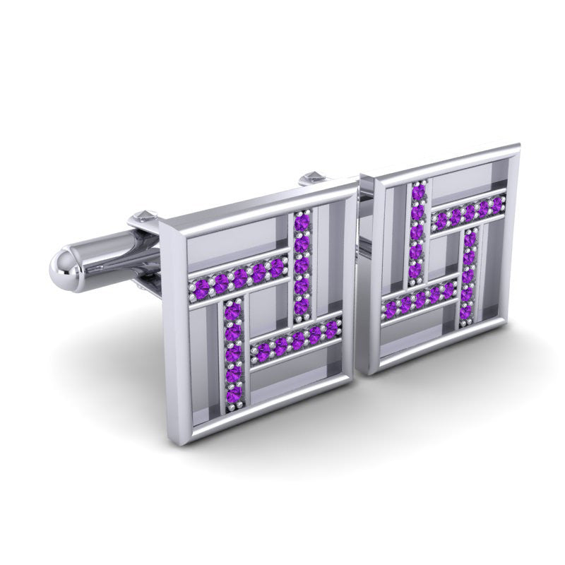 Amethyst Cufflinks