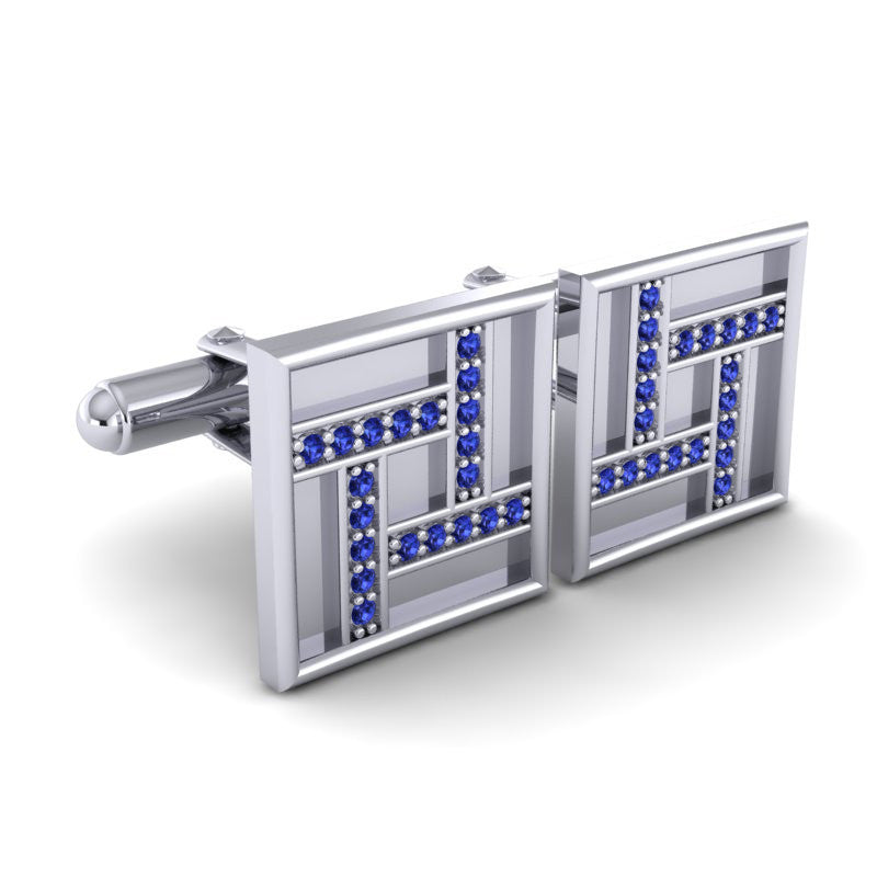 Blue Sapphire Cufflinks