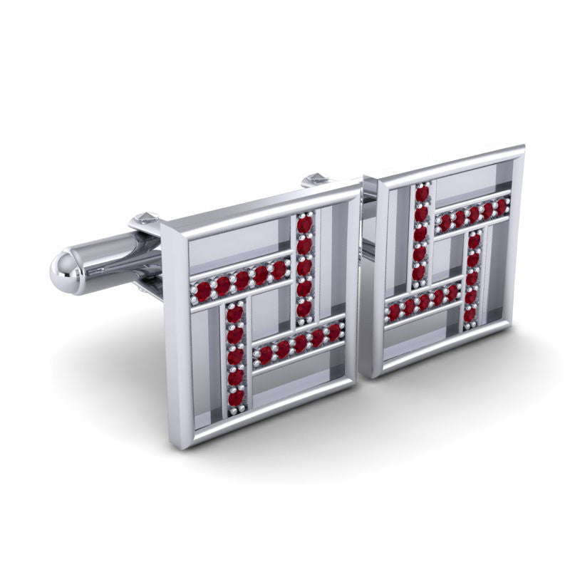 Ruby Cufflinks