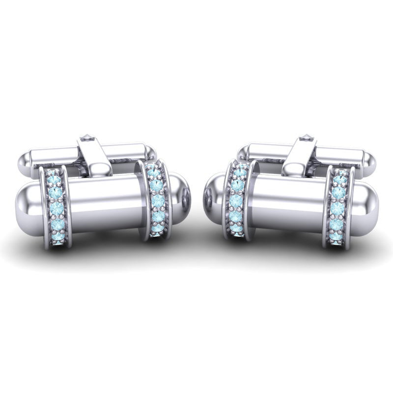 Aquamarine Cufflinks