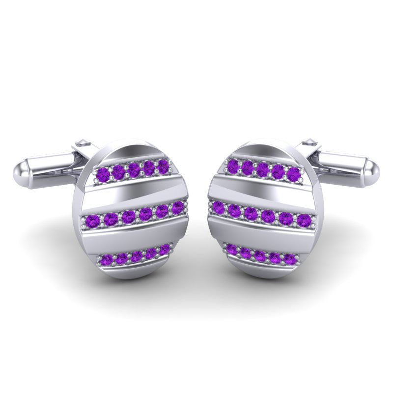 Amethyst Cufflinks