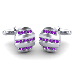 Amethyst Cufflinks