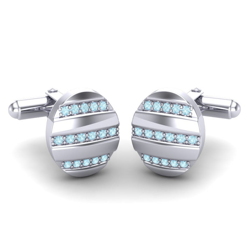 Aquamarine Cufflinks