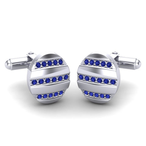 Blue Sapphire Cufflinks