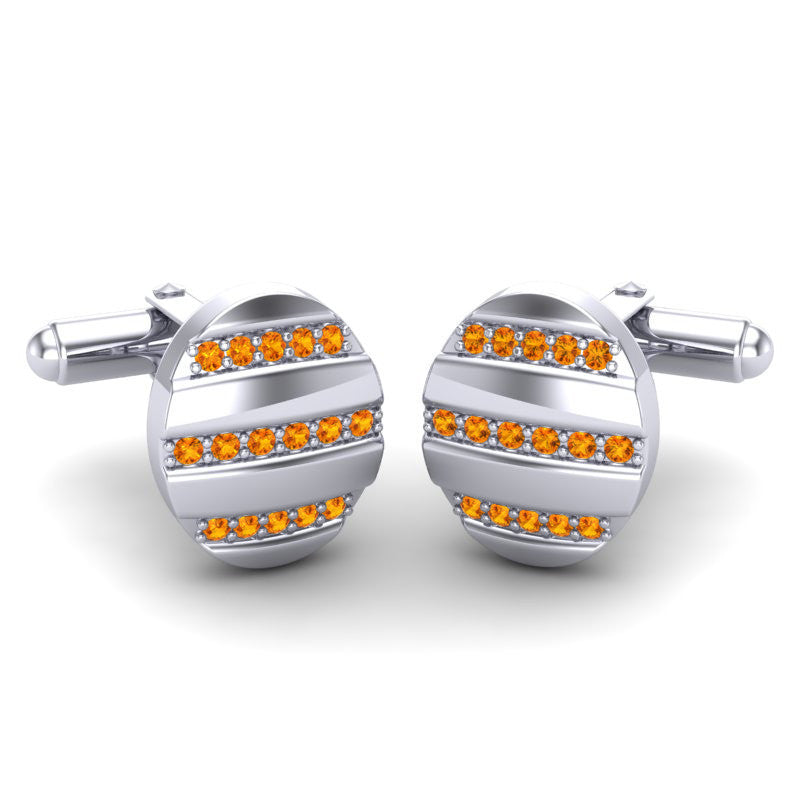 Citrine Cufflinks