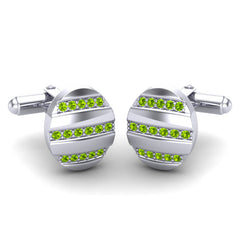 Peridot Cufflinks