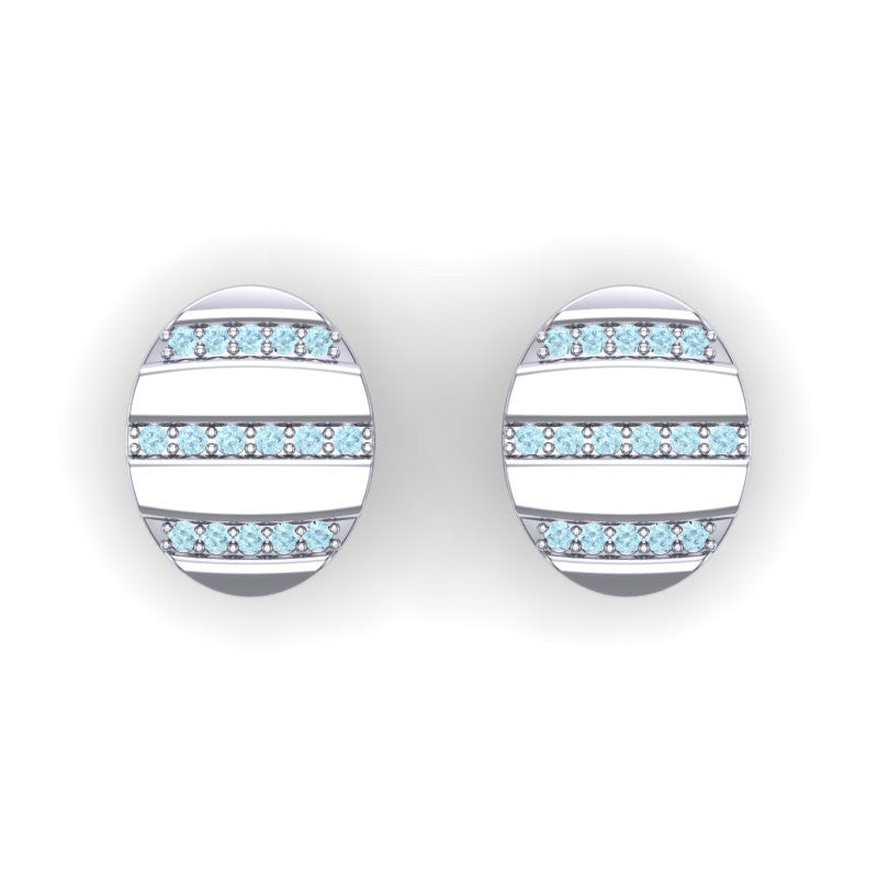 Aquamarine Cufflinks