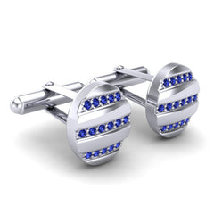 Blue Sapphire Cufflinks