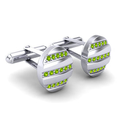 Peridot Cufflinks
