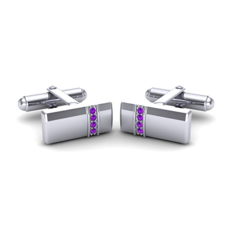 Amethyst Cufflinks