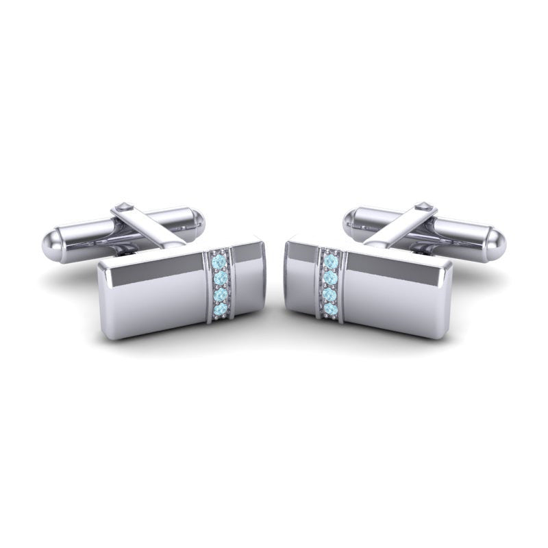 Aquamarine Cufflinks