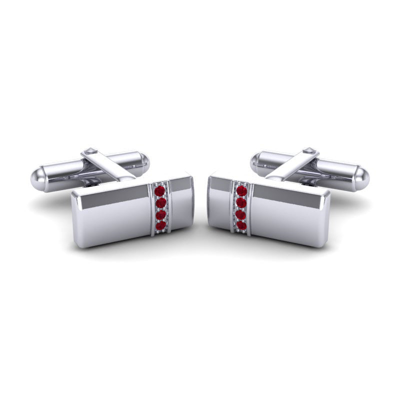 Ruby Cufflinks