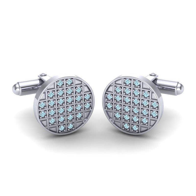 Aquamarine Cufflinks