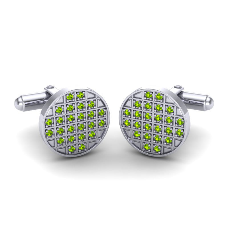 Peridot Cufflinks