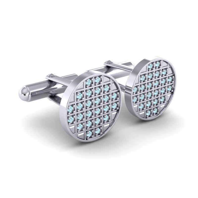 Aquamarine Cufflinks
