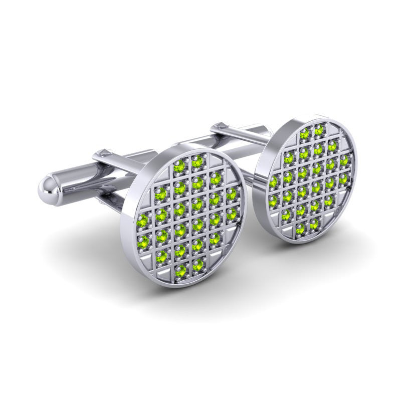 Peridot Cufflinks