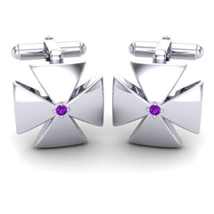Amethyst Cufflinks