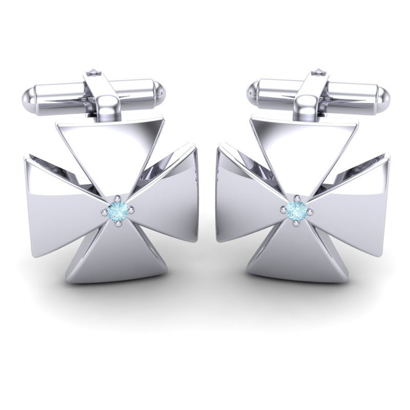 Aquamarine Cufflinks