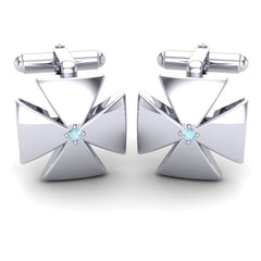 Aquamarine Cufflinks