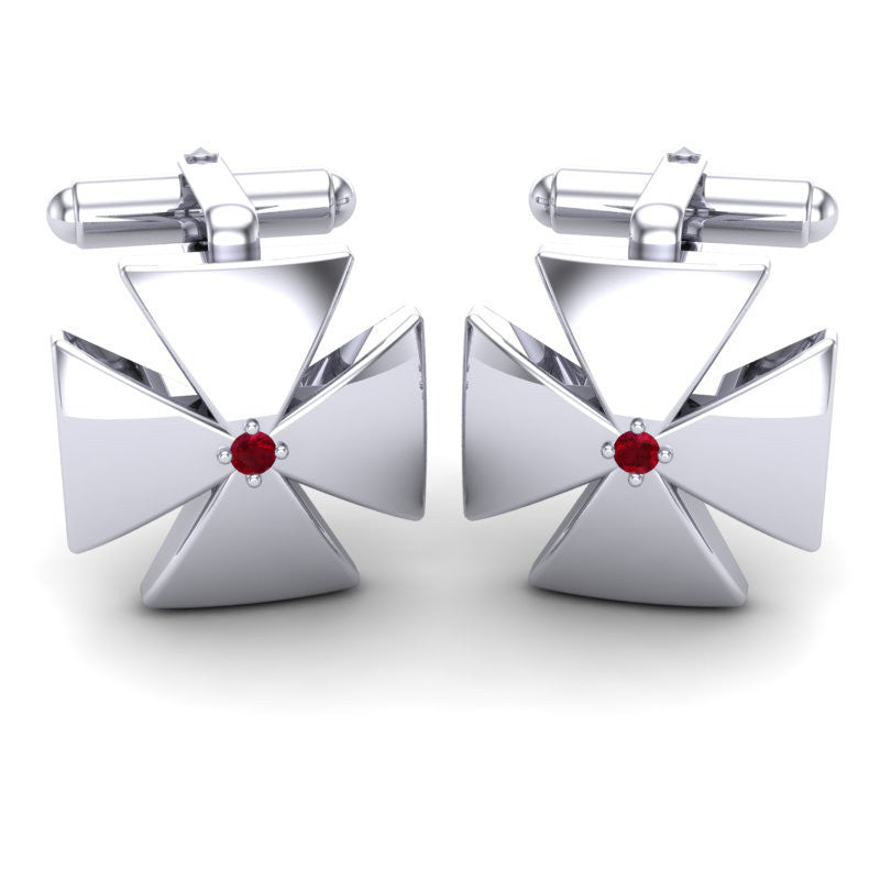 Ruby Cufflinks