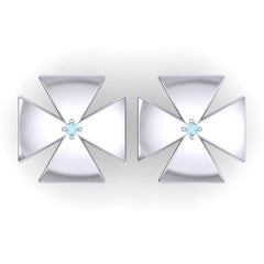 Aquamarine Cufflinks