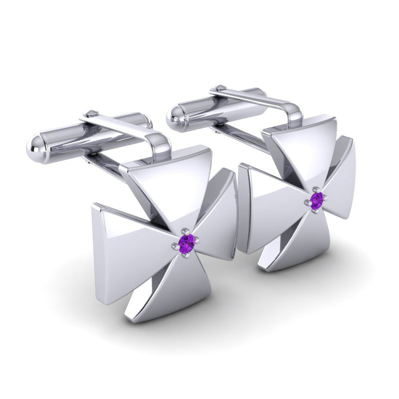 Amethyst Cufflinks