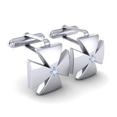 Aquamarine Cufflinks