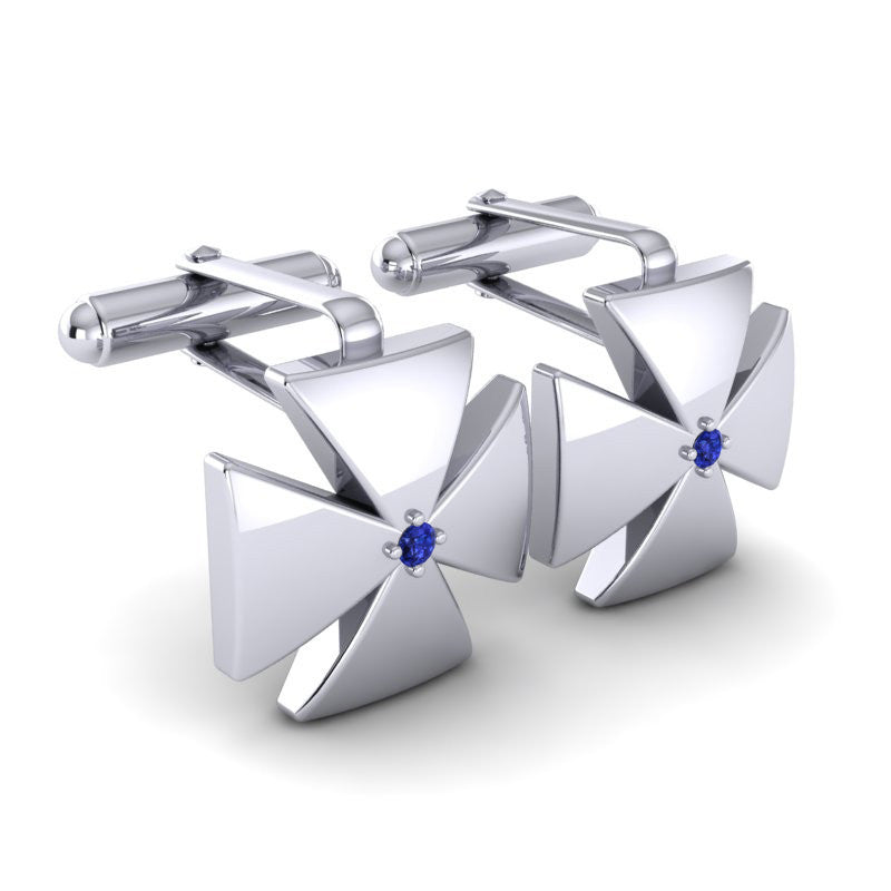 Blue Sapphire Cufflinks