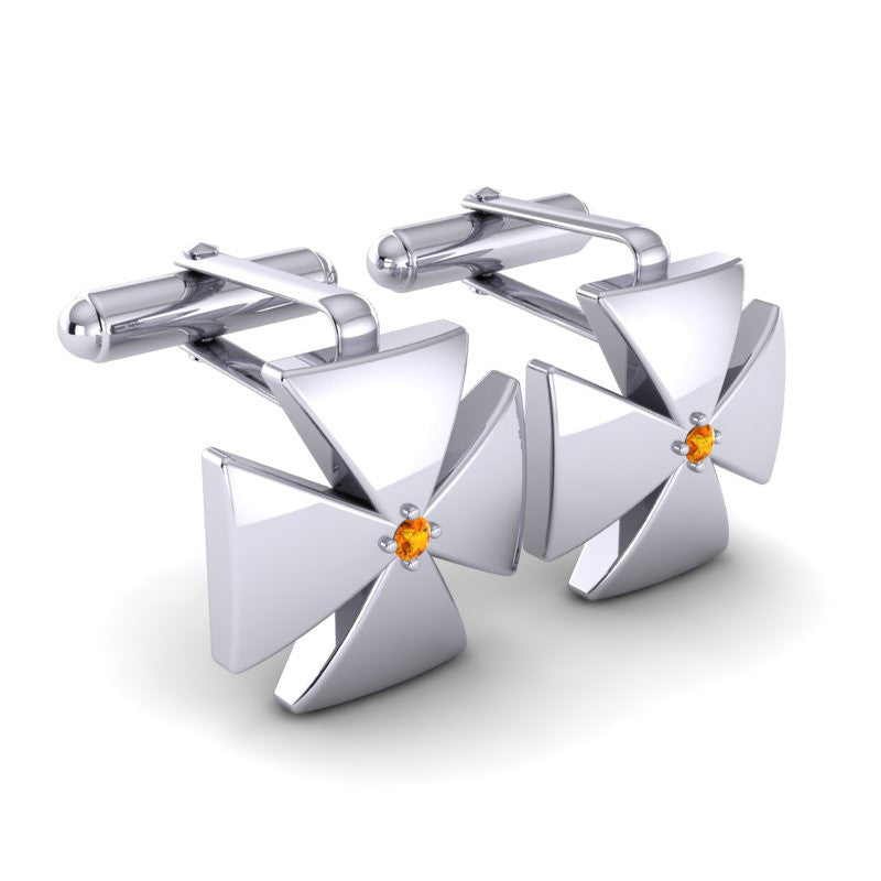 Citrine Cufflinks
