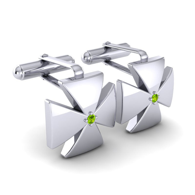 Peridot Cufflinks