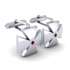Ruby Cufflinks