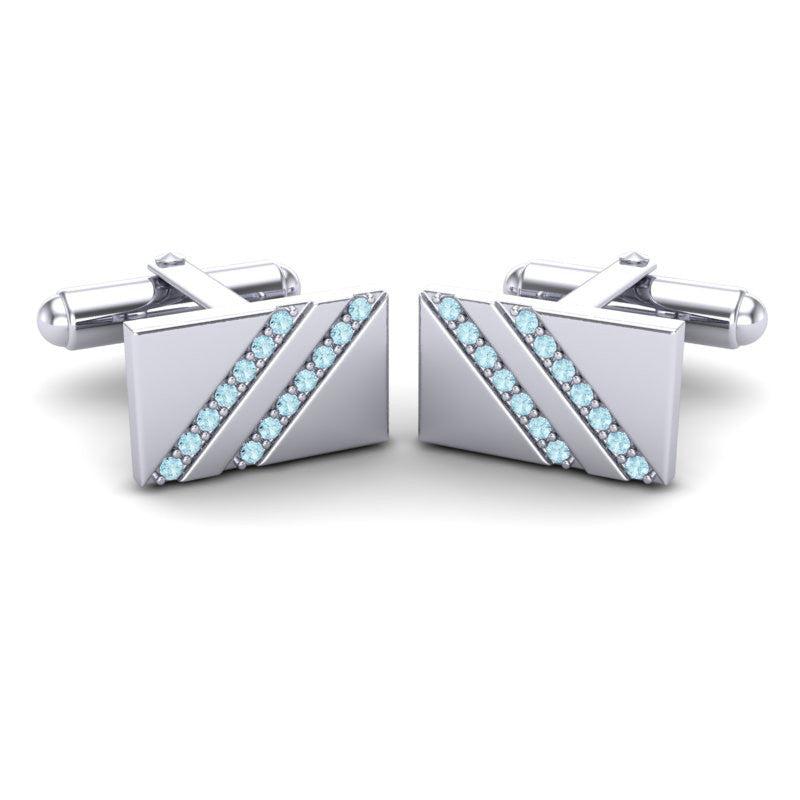 Aquamarine Cufflinks