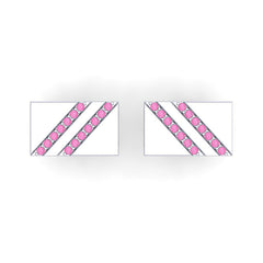 Pink Tourmaline Cufflinks
