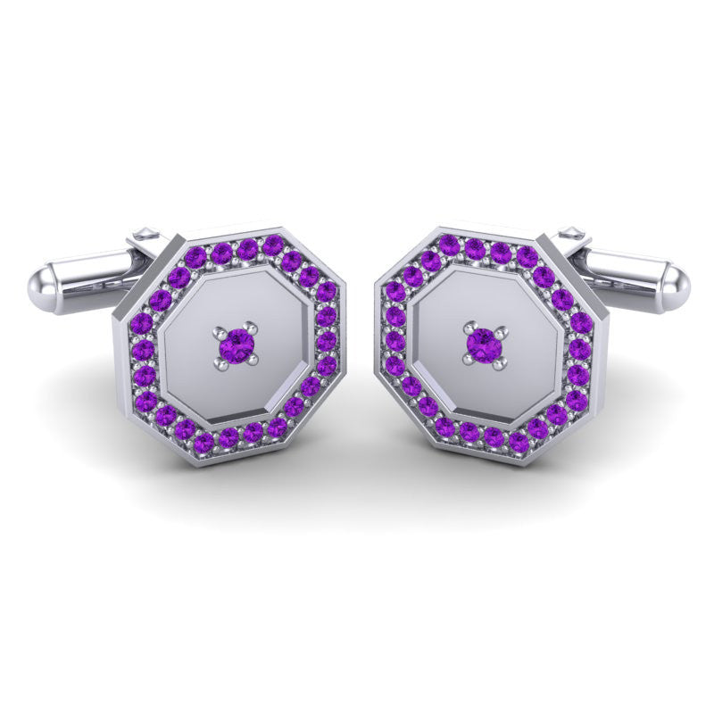 Amethyst Cufflinks
