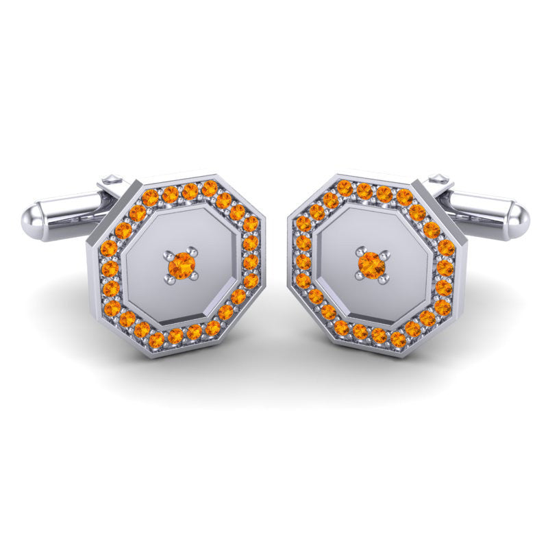 Citrine Cufflinks