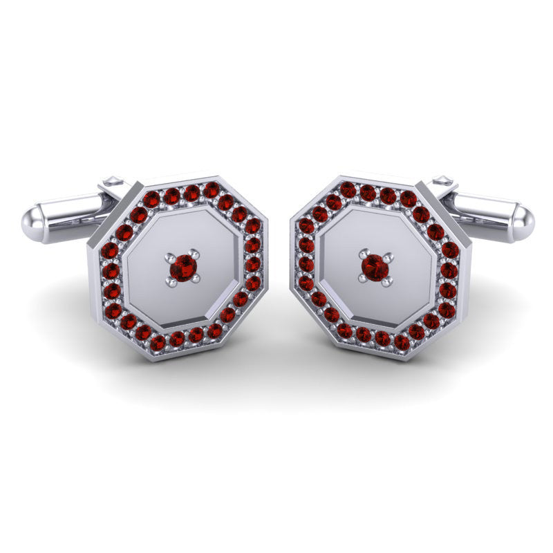Garnet Cufflinks