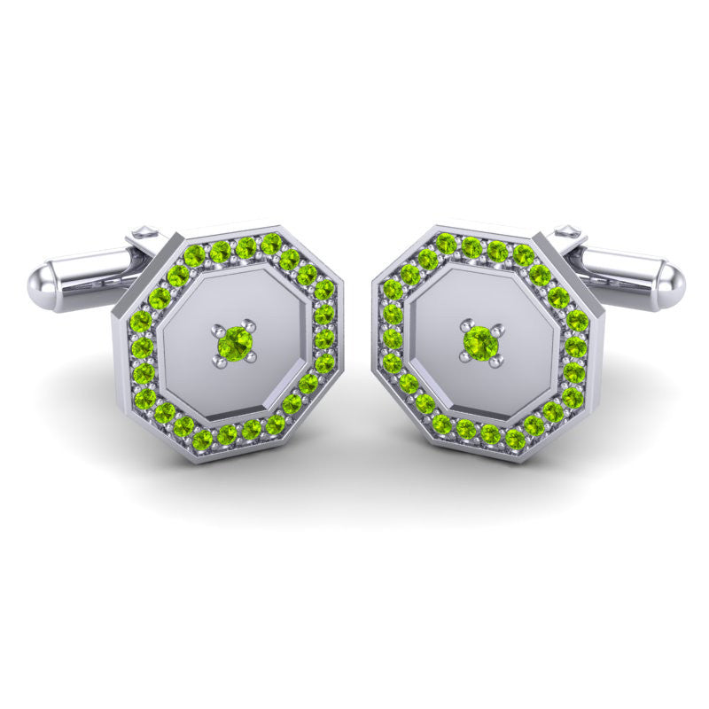 Peridot Cufflinks