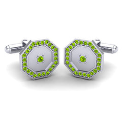 Peridot Cufflinks