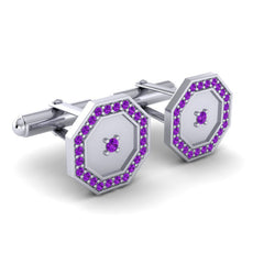 Amethyst Cufflinks