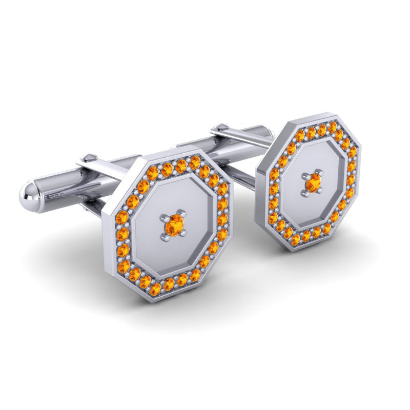 Citrine Cufflinks